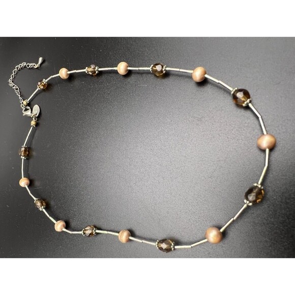 Lia Sophia Neutral Orbit Necklace - Picture 2 of 4